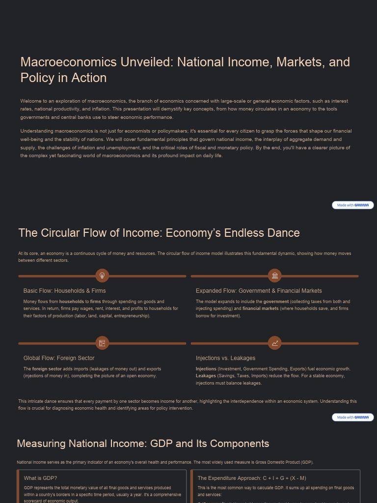 Understanding Macroeconomics Basics | PDF | Fiscal Policy | Macroeconomics