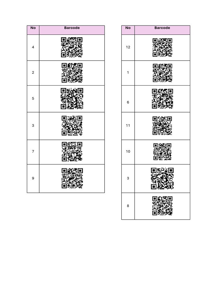 Barcode PUZZEL | PDF