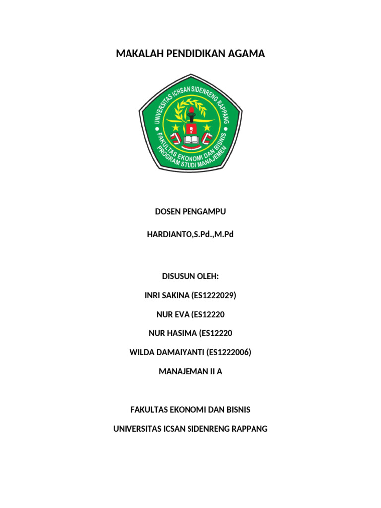 Pemahaman Syariat Islam dalam Kehidupan | PDF