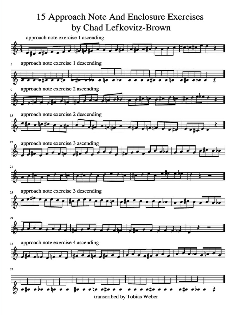 15 Approach Notes and Enclosure Exercises | PDF