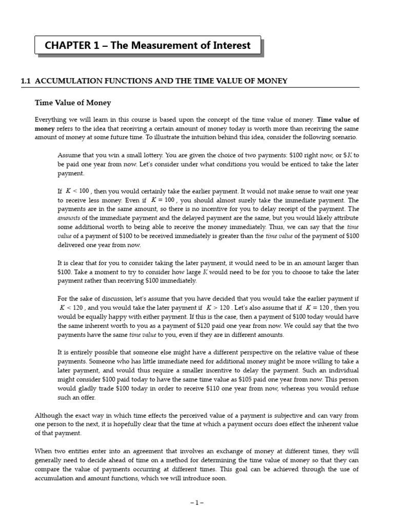 FM Notes | PDF | Interest | Compound Interest
