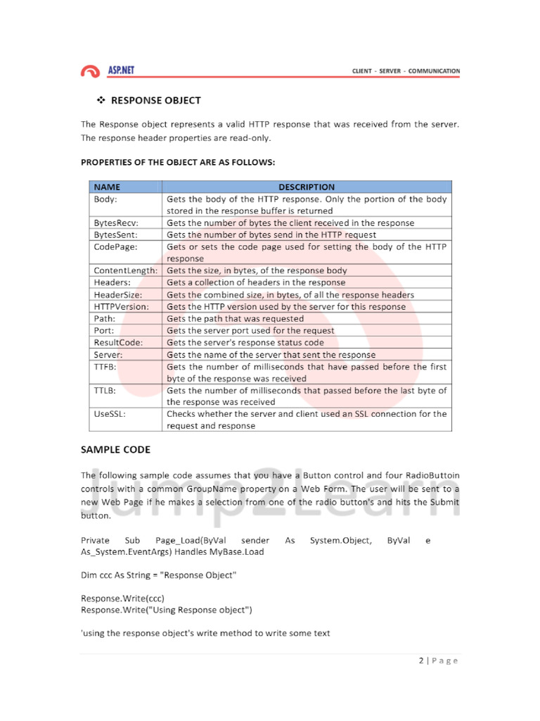 Asp Unit - 4 | PDF