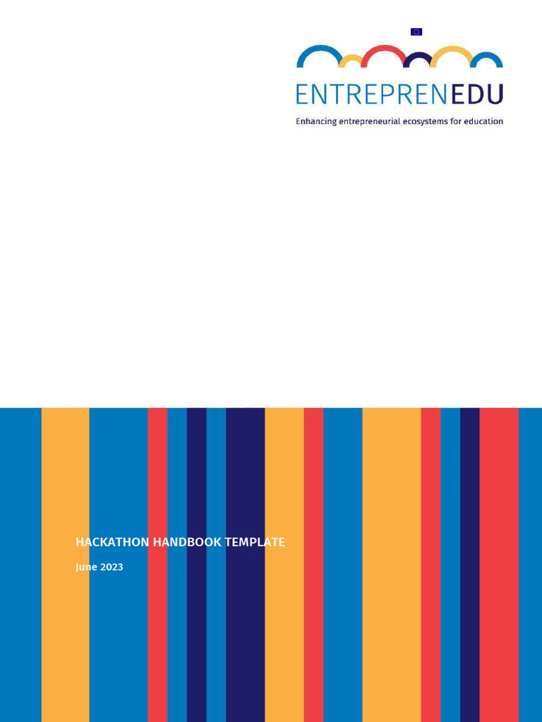 Hackathon Organizer Handbook Template | PDF | Expert | Mentorship