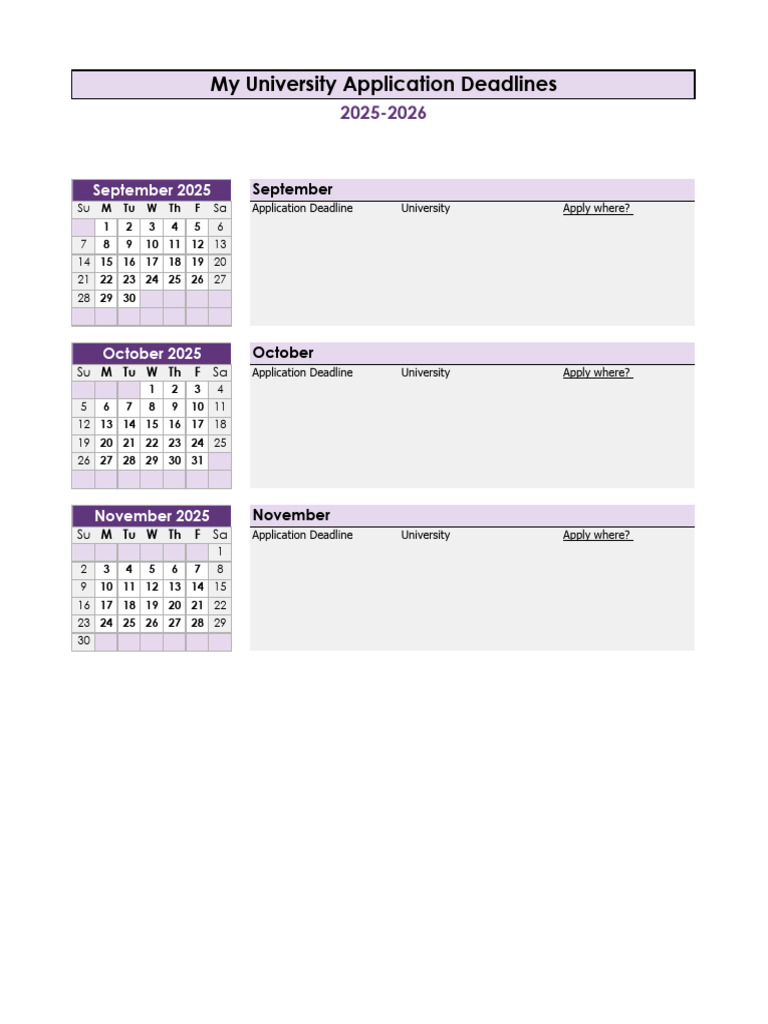 Ugc My Application Deadline Template | PDF