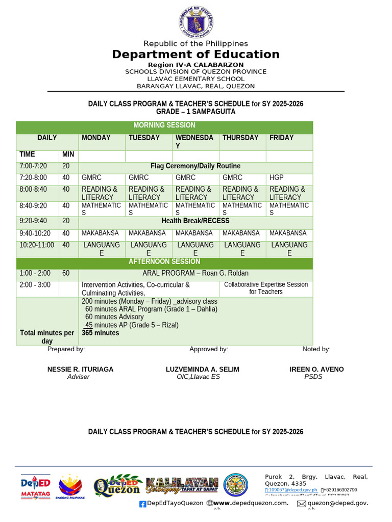 Class Program 2025 2026 | PDF | Republicanism | Republic
