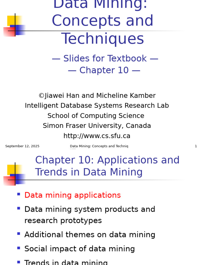 Data Mining Applications and Trends | PDF | Dependent And Independent ...