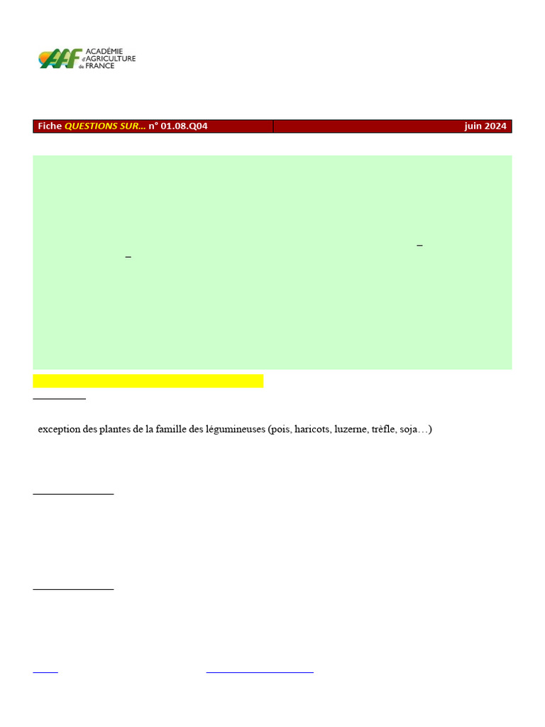 Fertilité des sols : chimie et fertilisation | PDF | Fertilisant | Sol ...