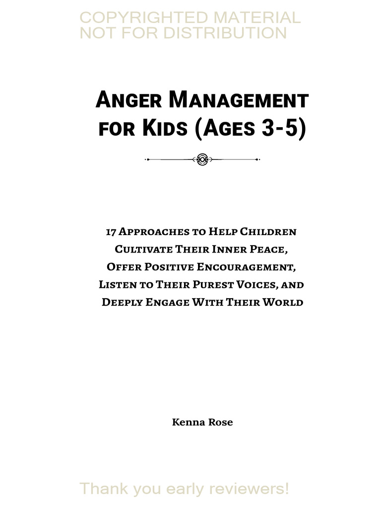 WATERMARKED___Anger Management for Kids (Ages 3-5) | PDF | Anger ...