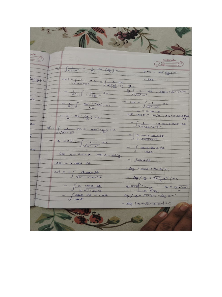 Notebook Page 1 | PDF