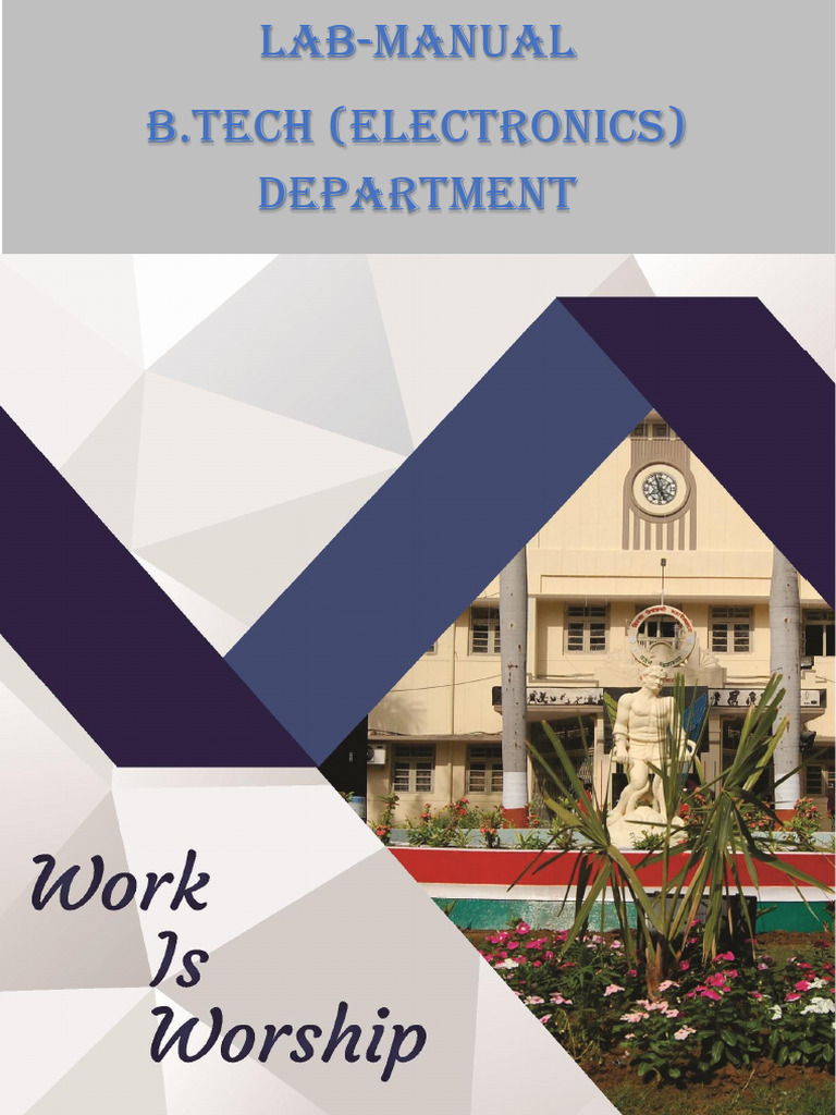 Electronics Lab Manual for B.Tech Students | PDF | Computer Engineering ...