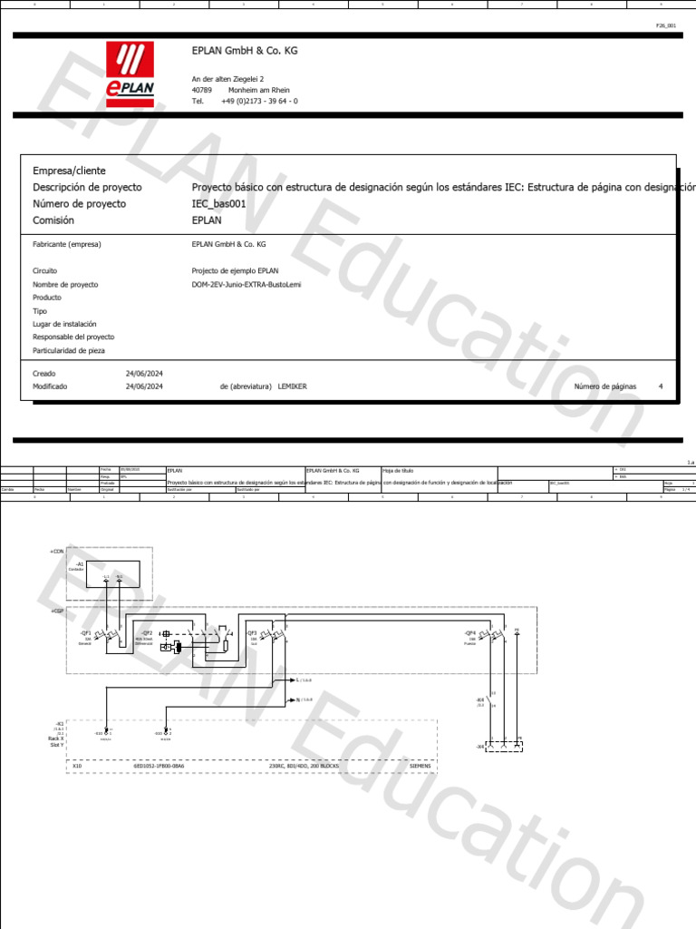 Estructura de Designación IEC en EPLAN | PDF | Hoja
