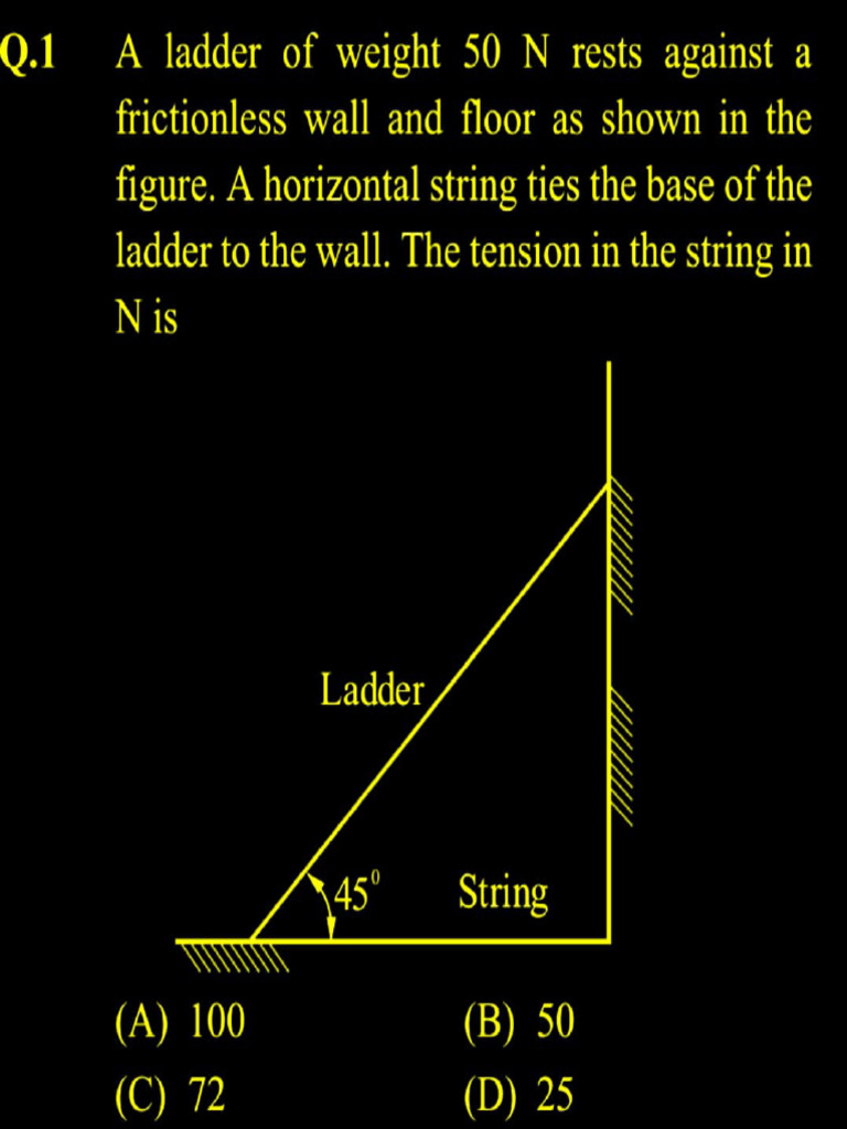 Mechanics 04 Problems | PDF | Force | Tension (Physics)