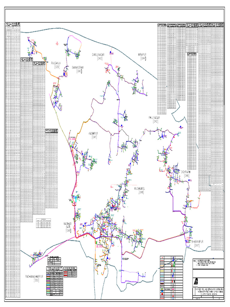 Proposed Water Supply Network Plan | PDF | Civil Engineering