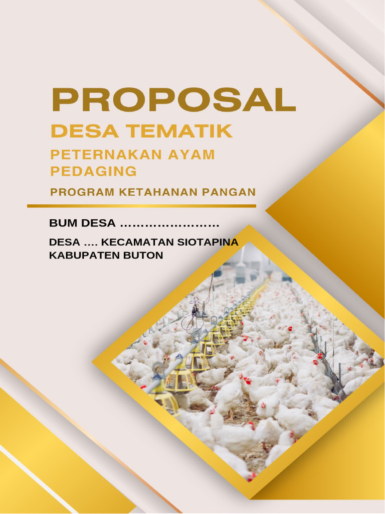 Proposal Ketapang - Ayam Pedaging | PDF