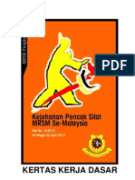 Kertas Kerja Kejohanan Silat MRSM 2012