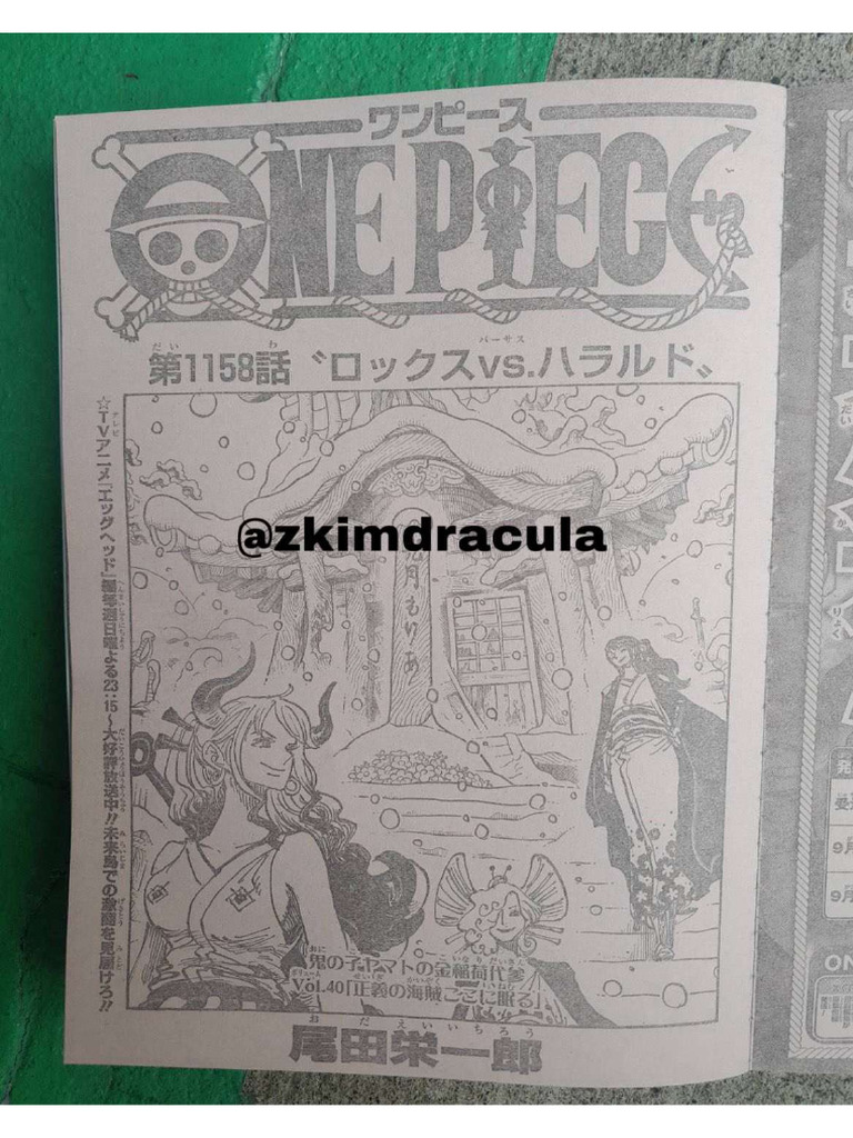 One Piece Chapter 1158 Raw PDF