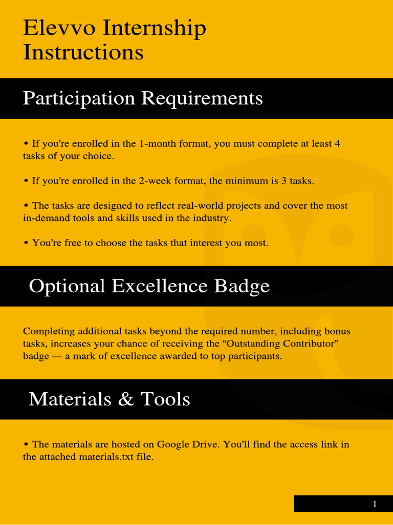 Elevvo Internship Task Guidelines | PDF | Linked In | Computing