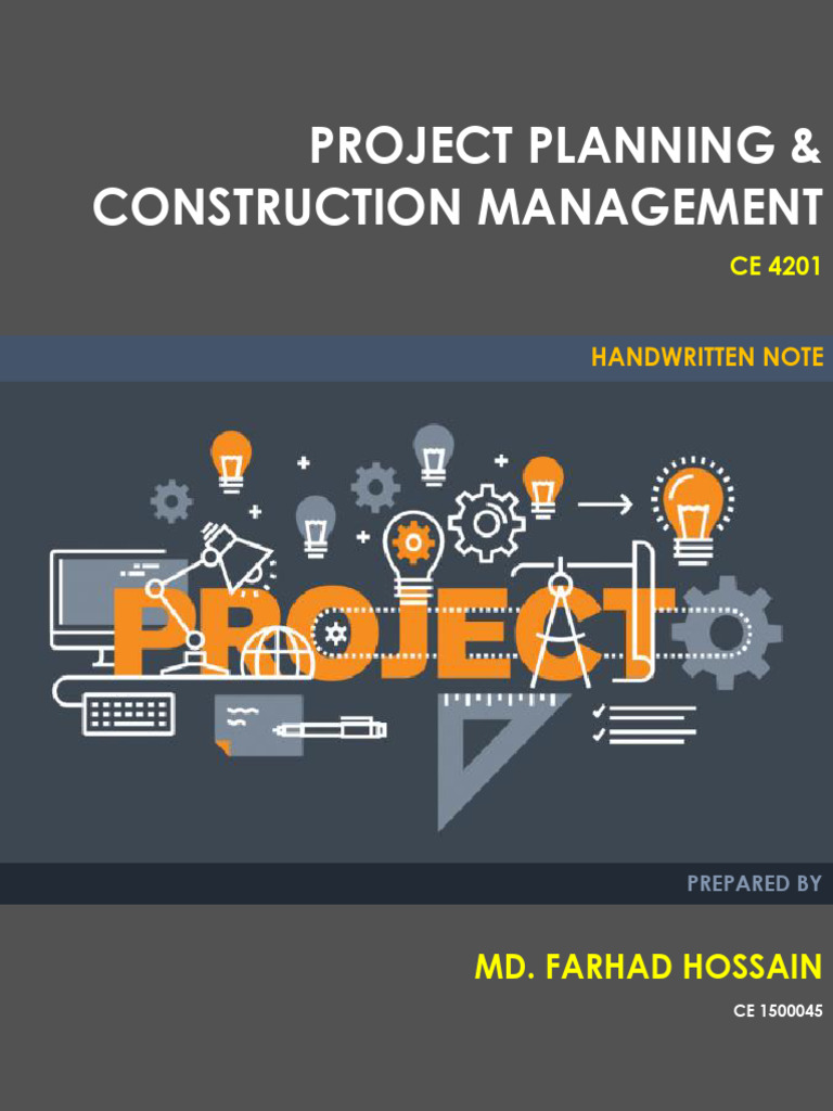 Project Scheduling in Construction Management | PDF | Specification ...