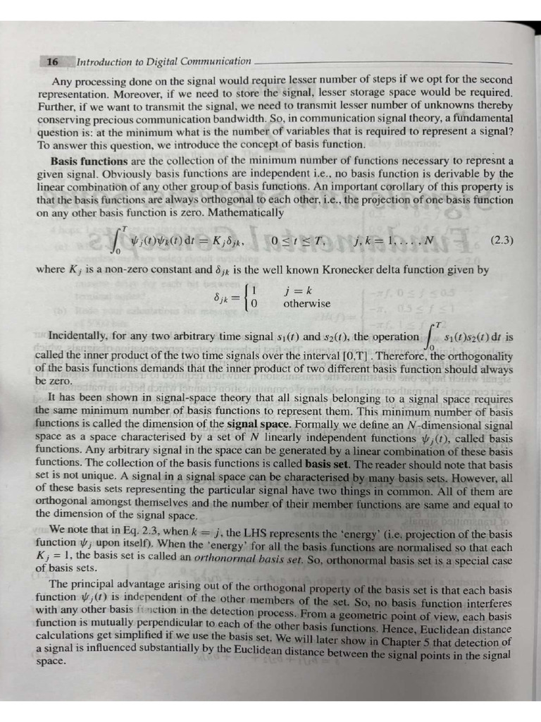 Basis Functions GRAM Schmidt Orthogonalization | PDF