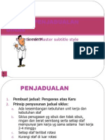 Metode Penjadualan