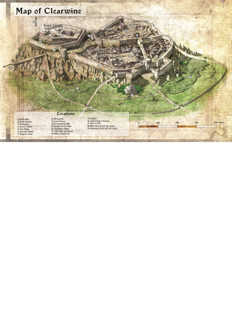 RuneQuest Glorantha (CHA4029) - Clearwine Map | PDF
