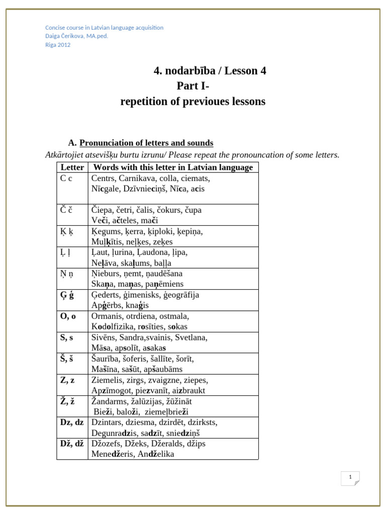 Lesson 4 | PDF