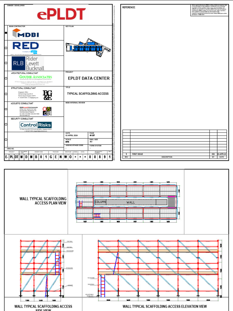 Wall Scaffolding Access Plans | PDF | Computing | Information And ...
