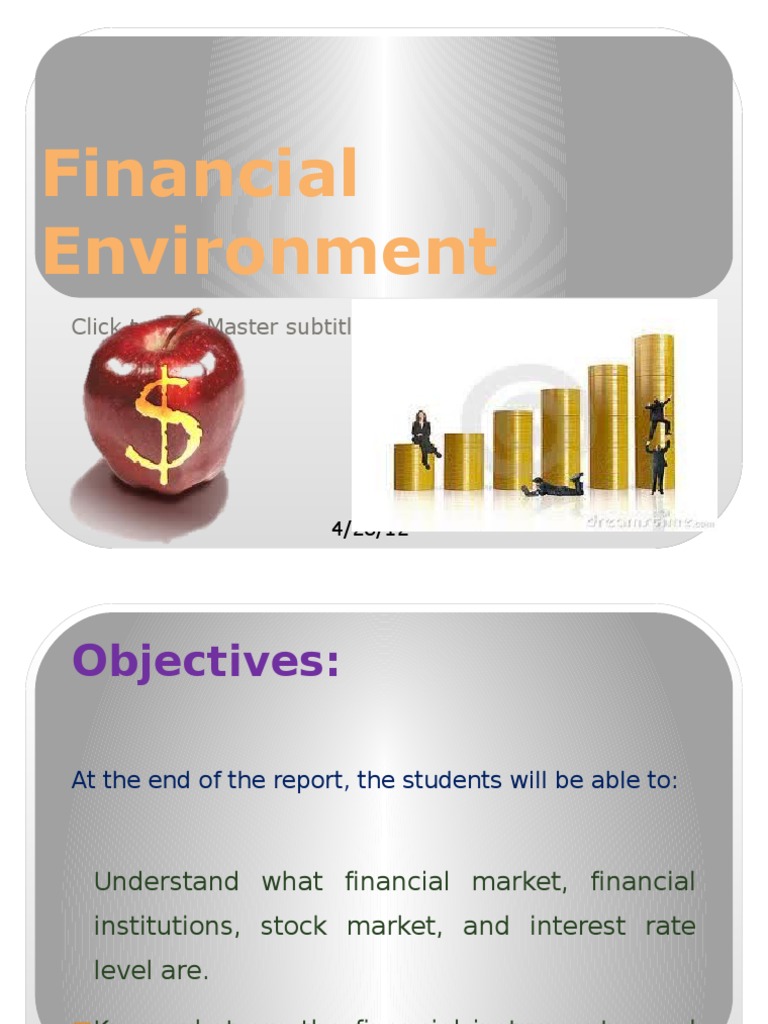 Overview of Financial Markets and Instruments | PDF | Financial Markets ...
