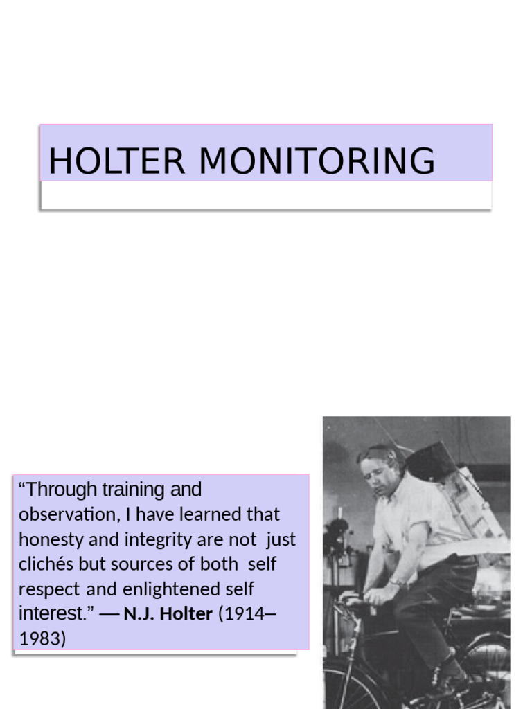 Holter Monitoring Overview and Insights | PDF | Electrocardiography ...