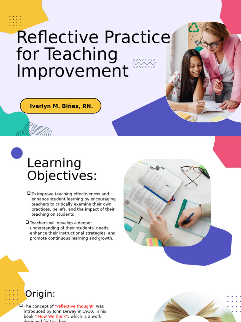 Binas - Reflective Practice in Teaching Improvement | PDF | Reflective ...
