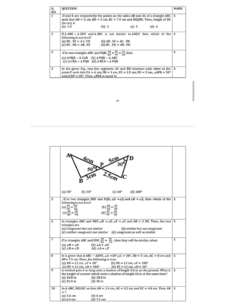 Triangles Worksheet | PDF
