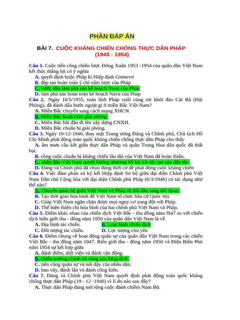 Bai 7 | PDF