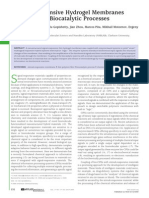 Stimuli-Responsive Hydrogel Membranes Coupled With Biocatalytic Processes