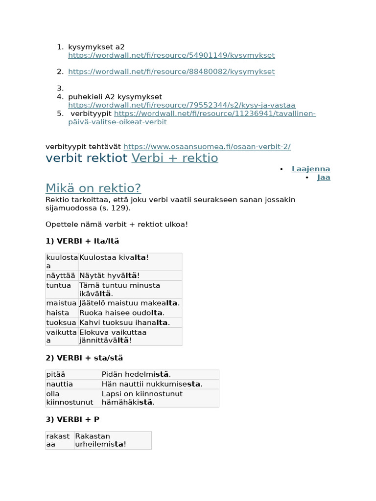 Suomen Kieli | PDF