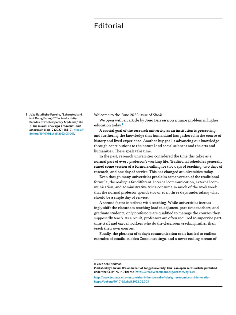 Editorial - 2022 - She Ji The Journal of Design Economics and ...