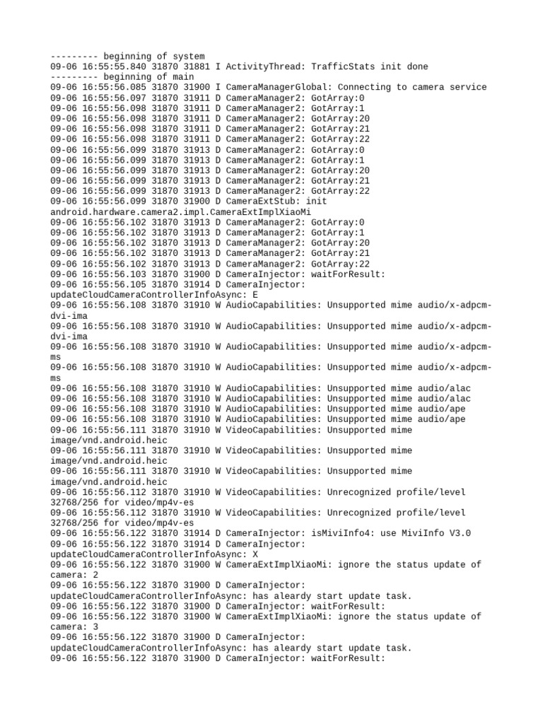 Log Cat 1757157956037 | PDF | Software Engineering | Computer Programming