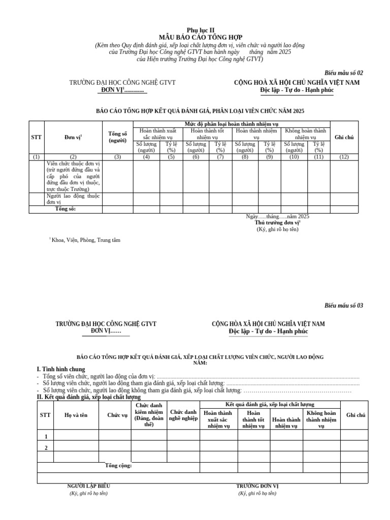8be44 Phu Luc II Bang Tong Hop Ket Qua | PDF