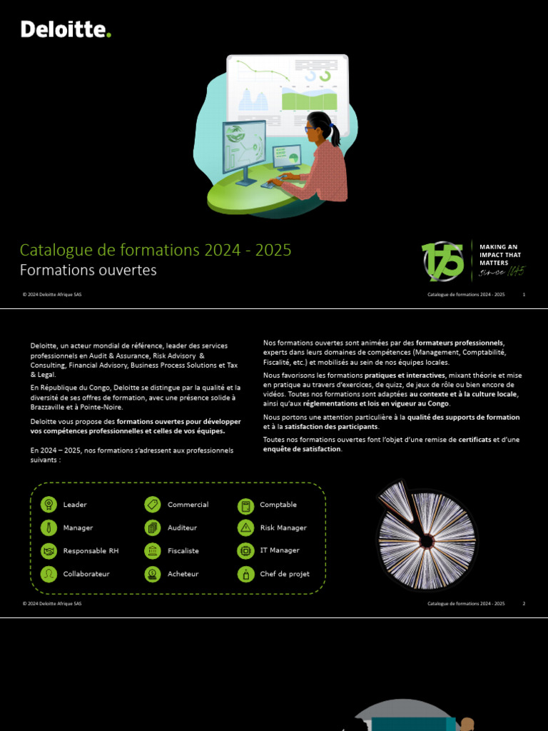 Formations Ouvertes Deloitte 2024-2025 | PDF | Microsoft Excel | Visual ...