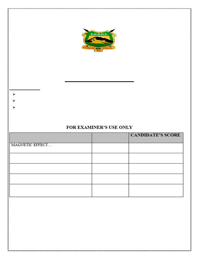 Physics Holiday Assignment 2025 | PDF | Physical Phenomena ...