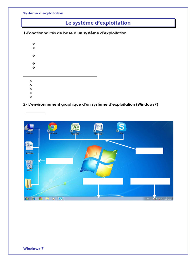 Guide d'utilisation de Windows 7 | PDF | Système d'exploitation ...