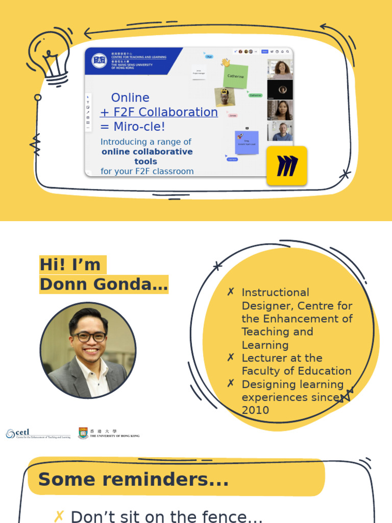 SS - Online + F2F Collaboration Miro-Cle! | PDF | Intelligence | Teaching