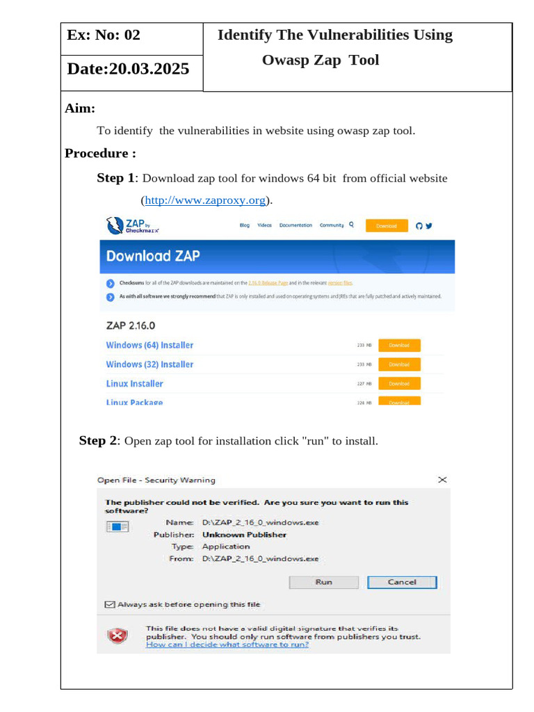 2nd Experiment Zap-1 | PDF