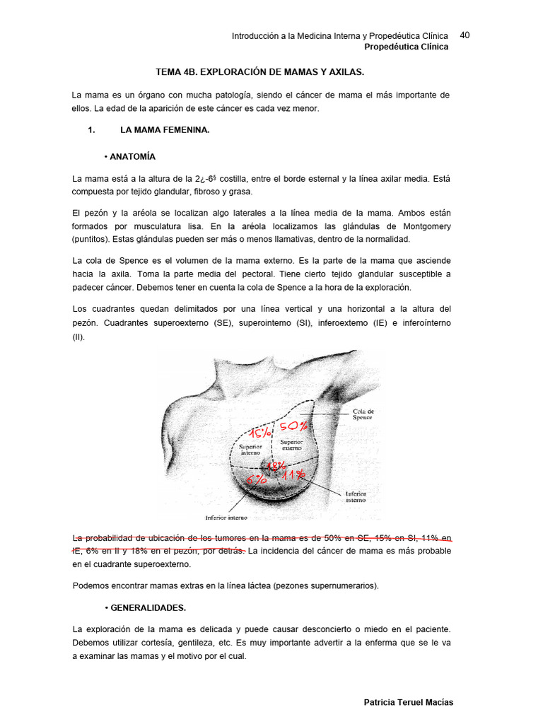 Exploraci n De La Cola De Spence PDF Pecho Medicina
