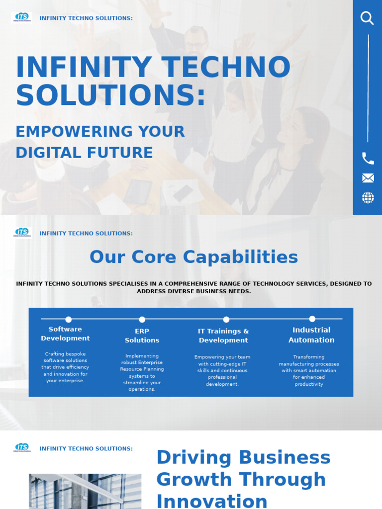 Infinity Tech Solutions: Digital Innovation | PDF | Computer Security ...