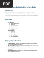 Chocolate Cake - RecipeTin Eats | PDF | Cakes | Chocolate