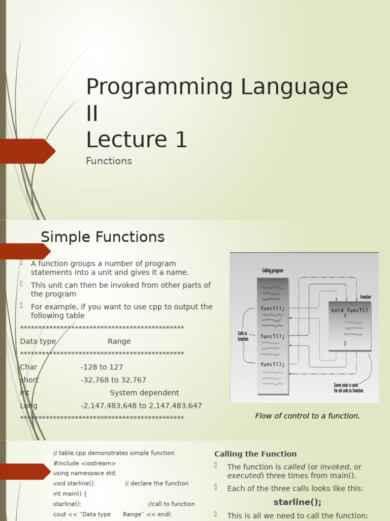 Understanding Functions in Programming | PDF | Parameter (Computer ...
