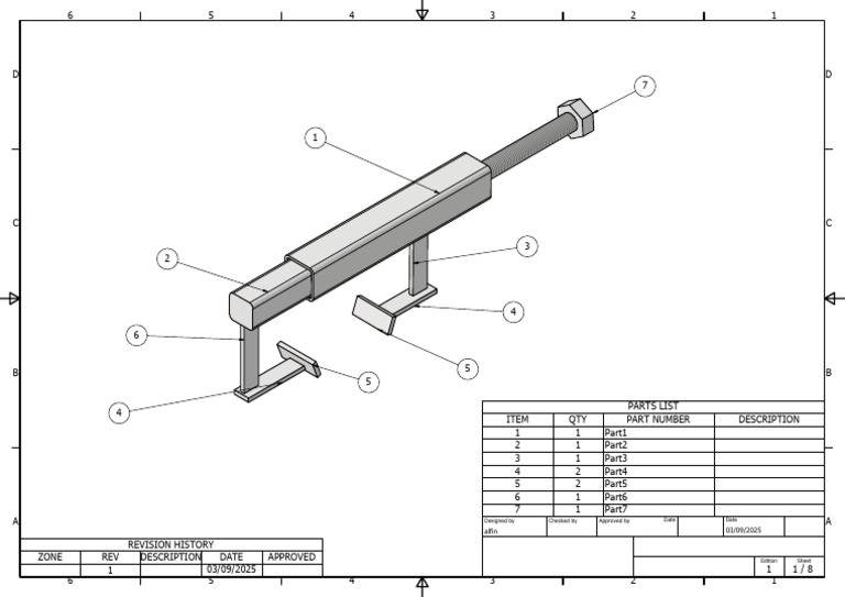 Parts List and Revision History | PDF