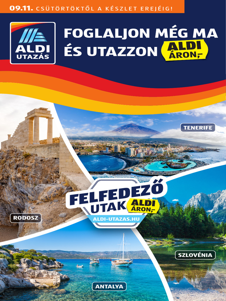 ALDI Utazás Katalógus - 37. Hét - 2025.09.11. | PDF