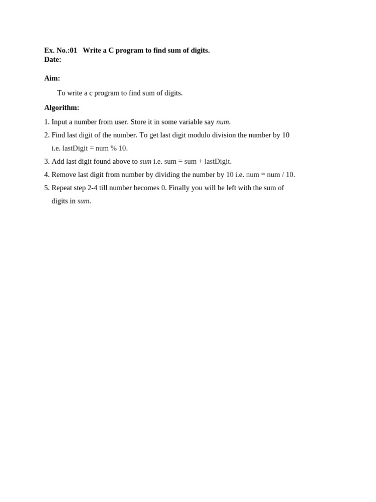 C Programs for Number Operations | PDF | Matrix (Mathematics) | String ...