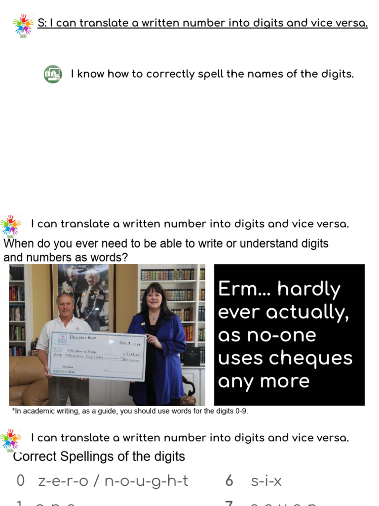 Lesson 12 - Reading and Writing Numbers | PDF | Orthography